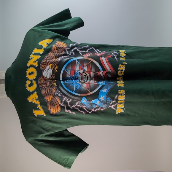 Vintage 1997 Laconia Weirs Beach Single Stitch Tee Shirt - Picture 10 of 12